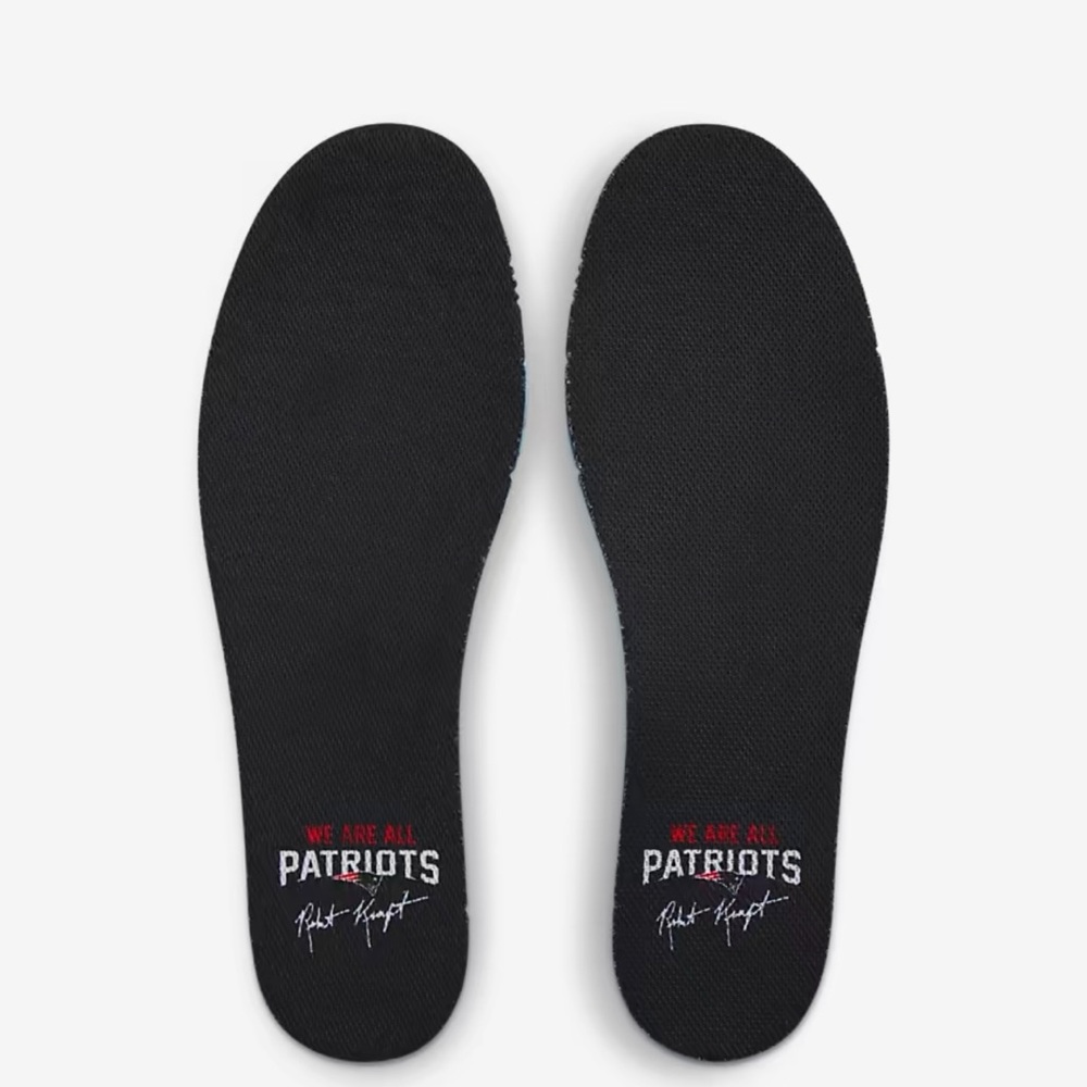 Nike Robert Kraft Blue New England Patriots Ultra Flyknit Air Force 1 Low 9.5 - Picture 10 of 10